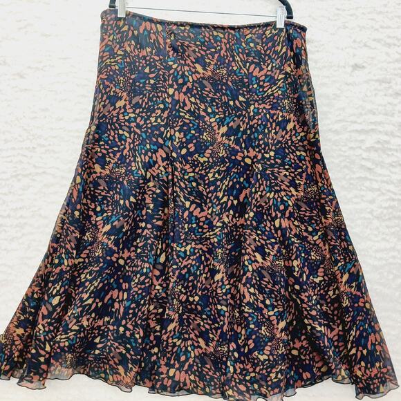 Skirt Maxi Size 12P Whimsycore Festival Boho Chiffon Fairycore Vacation Resort - Picture 2 of 13